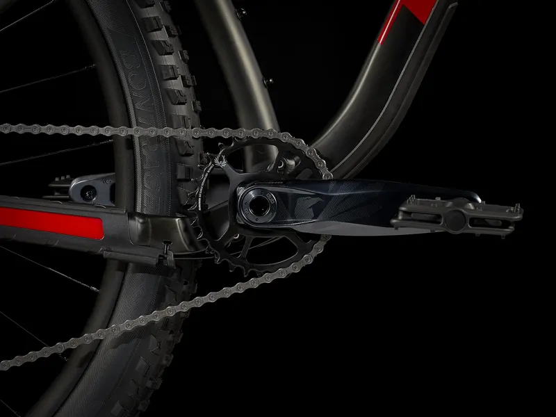 TREK Roscoe 8 Hardtail Mountain Bike in Matte Black Olive-2